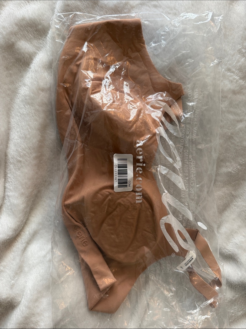 aerie Kids One-Piece Swimsuit in Rust Brown